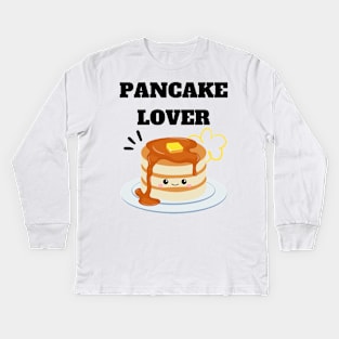 pancake lover Kids Long Sleeve T-Shirt